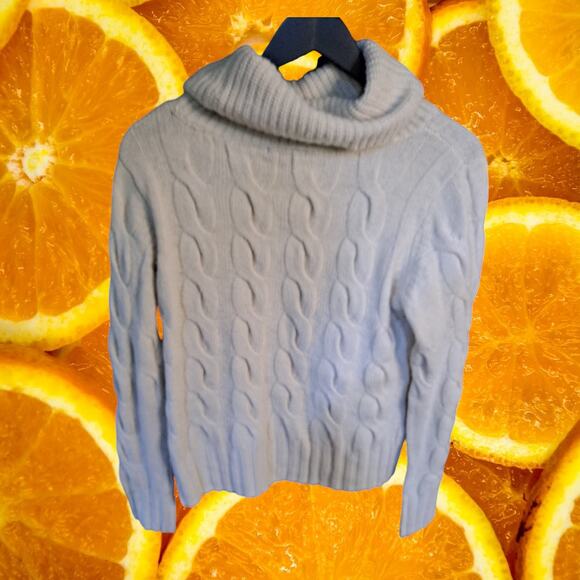 Brooks Brothers Mock Neck Cable Knit Sweater Size Large‎ - Picture 1 of 6